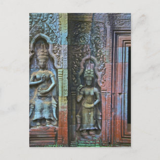 Cartão Postal Templo Ta Prohm, Província de Siem Reap, Camboja