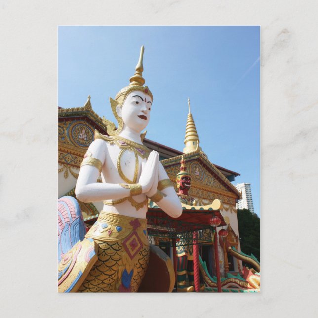 Cartão Postal Templo Tailandês em Penang (Frente)