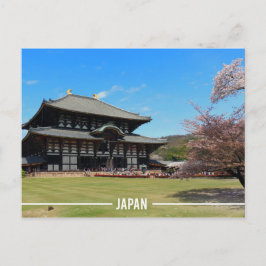 Cartão Postal Templo Tōdai-ji em Nara, Japão