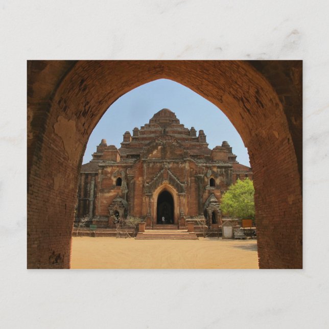 Cartão Postal Templos de Bagan (Frente)