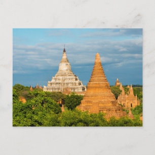 Cartão Postal Templos e Pagodes Antigos Bagan