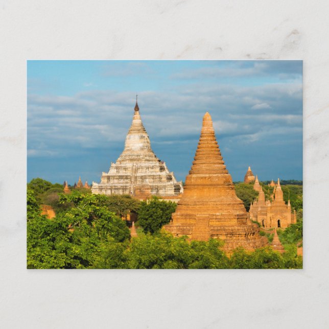 Cartão Postal Templos e Pagodes Antigos | Bagan (Frente)