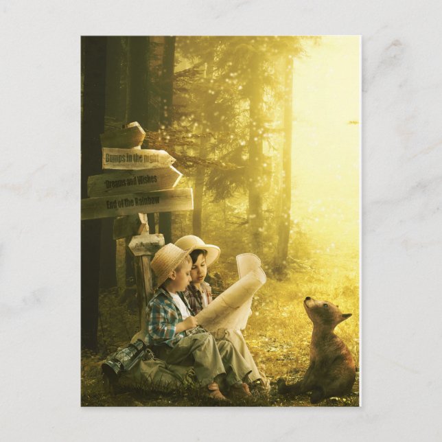 Cartão Postal Tempo de Aventura (Frente)