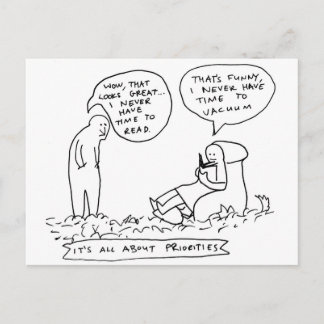 Cartão Postal Tempo De Leitura