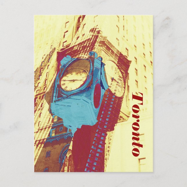 Cartão Postal tempo de toronto - antigo fechado pela estação da  (Frente)