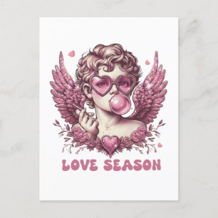 Cartão Postal Temporada de Amor de São Valentim