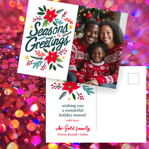 Cartão Postal TEMPORIZAÇÕES SEMPRE Feriados de Natal FOTO PERSON