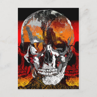 Cartão Postal Tempos de crânio três