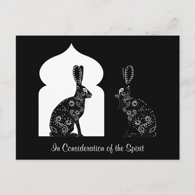 CARTÃO POSTAL TENDO EM CONTA O ESPÍRITO (Frente)