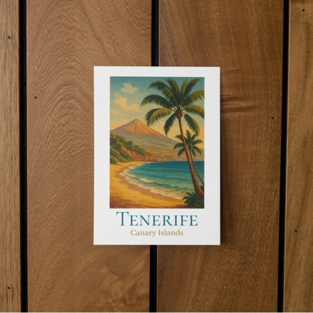 Cartão Postal Tenerife Canary Islands Mount Teide Spanish Island (Tenerife Canary Islands Mount Teide Spanish Island Postcard)