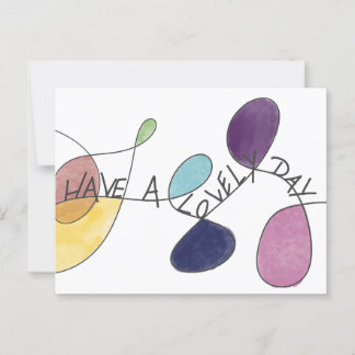 Cartão Postal Tenha um belo dia
