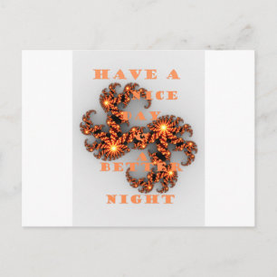 Cartão Postal Tenha um dia agradável e uma noite melhor