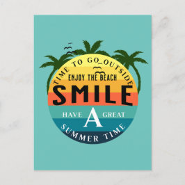 Cartão Postal Tenha um excelente de Verão