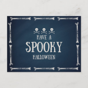 Cartão Postal Tenha um Halloween Assustador