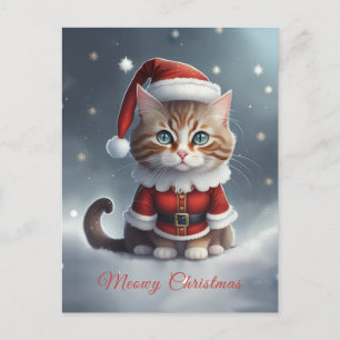 Cartão Postal Tenha um Natal perfeito ~ Meow ^-^