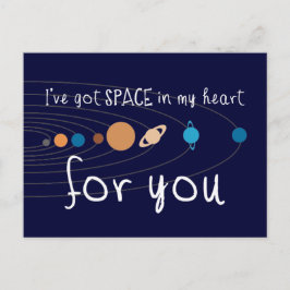 Cartão Postal Tenho espaço no meu coração para ti