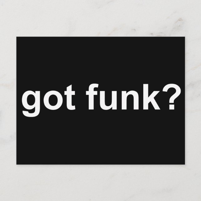 Cartão Postal Tenho o Funk Black (Frente)