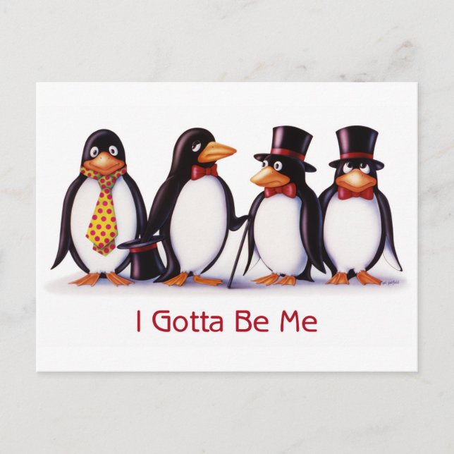 Cartão Postal Tenho Que Ser Eu (Frente)