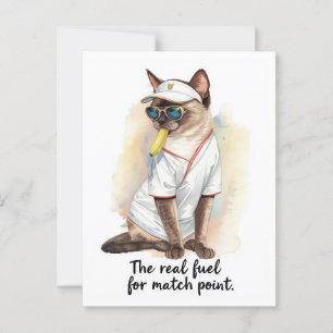 Cartão Postal Tênis Engraçado Dizendo Banana Comendo