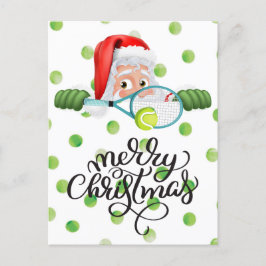 Cartão Postal Tênis Feliz Natal com Papai Noel