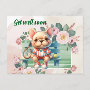 Cartão Postal TÊNIS Melhoras logo para Amante de Cachorros 