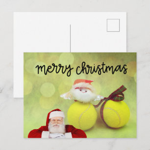Cartão Postal Tênis Natal com Papai Noel