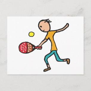 Cartão Postal Tênis Padel