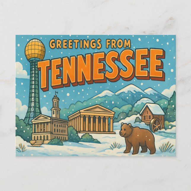 Cartão Postal TENNESSEE (Frente)