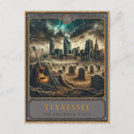 Cartão Postal Tennessee | Cartão-postal de arte gótica
