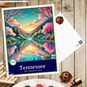 Cartão Postal Tennessee   Cartão-postal Sombreado do Cel do Esti