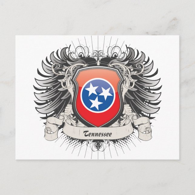Cartão Postal Tennessee Crest (Frente)