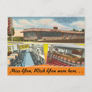 Cartão Postal Tennessee, Dixieland Drive-In, Knoxville