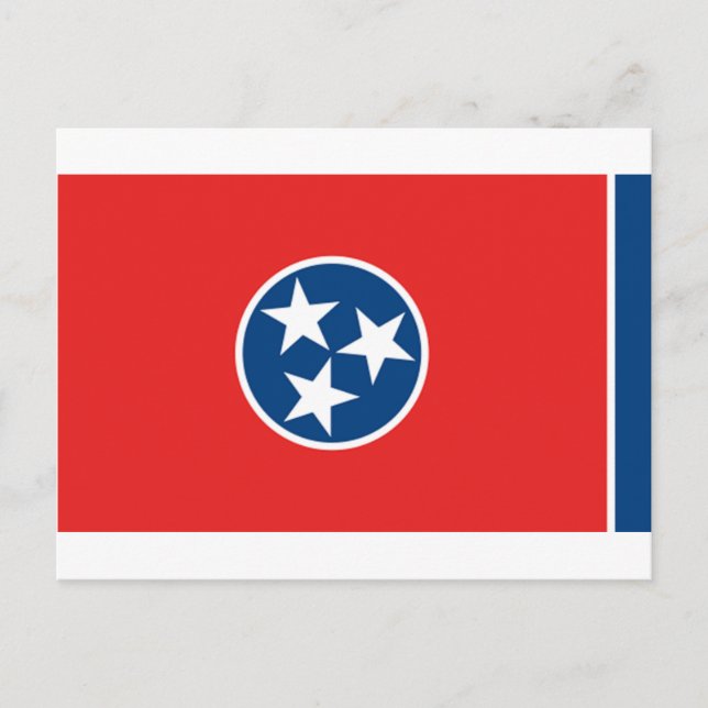 Cartão Postal Tennessee Flag (Frente)