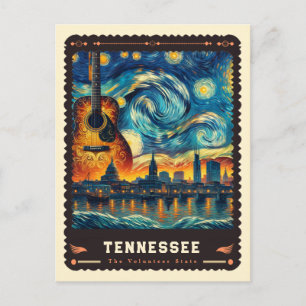 Cartão Postal Tennessee Inspirado em Vincent Van Gogh