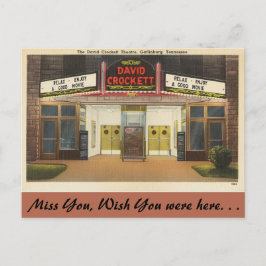 Cartão Postal Tennessee, Teatro David Crockett, Gatlinburg
