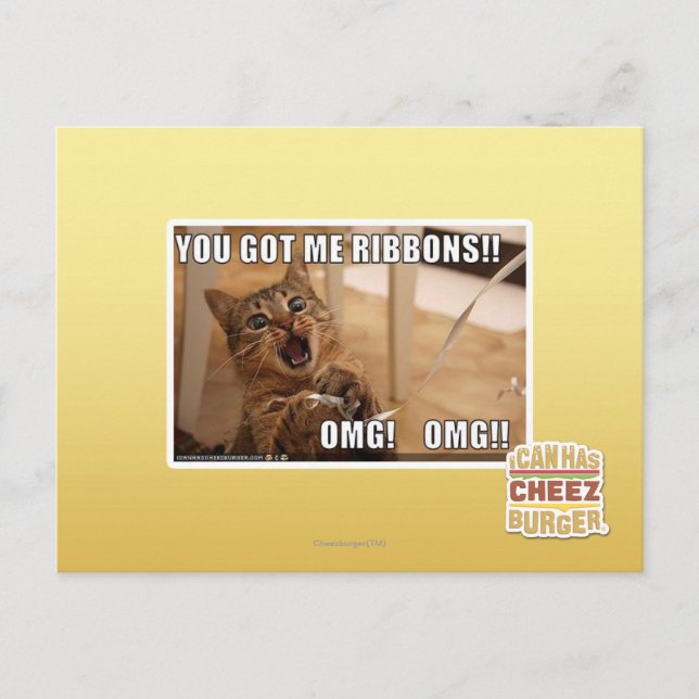 Cartão Postal Tens-me fitas! (Frente)