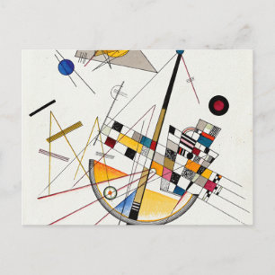 Cartão Postal Tensão Delicada, n.º 85, por Wassily Kandinsky