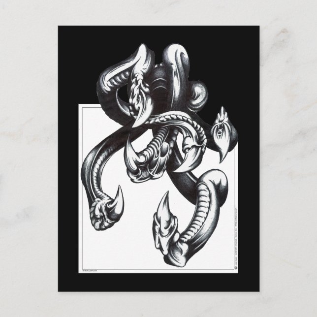 Cartão Postal Tentáculos (Frente)