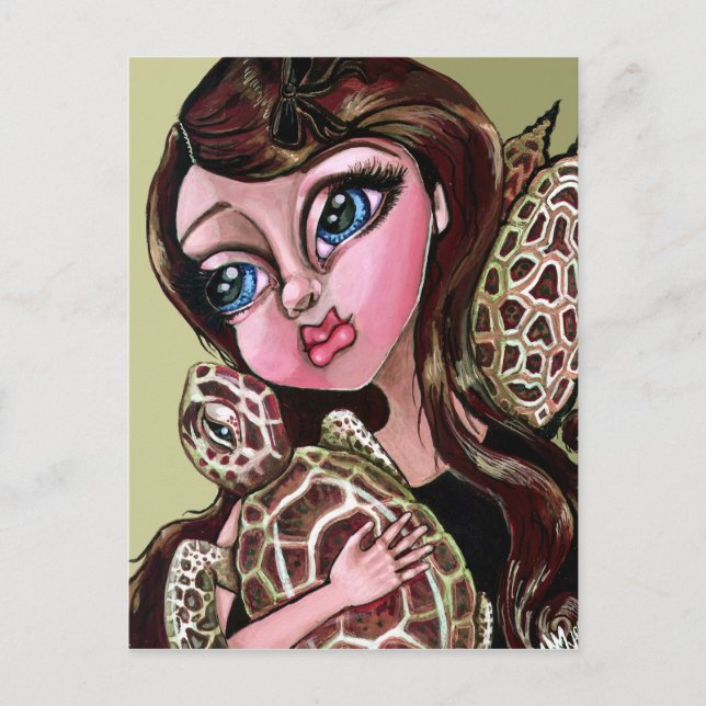 Cartão Postal Tente um Cartaz de Turtlness (Frente)