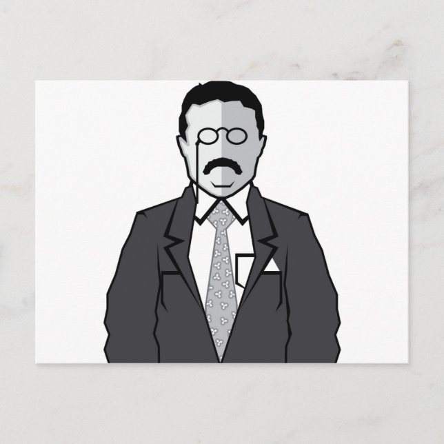 Cartão Postal Teodore Roosevelt (Frente)