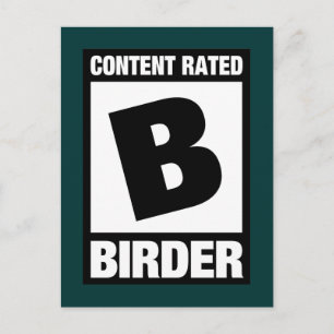 Cartão Postal Teor Classificado B: Birder