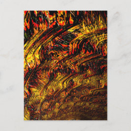 Cartão Postal Teoria do Caos 4 Arte Fractal Abstrato