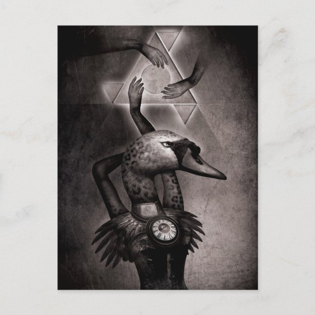 Cartão Postal Teoria do Cisne Negro (Frente)