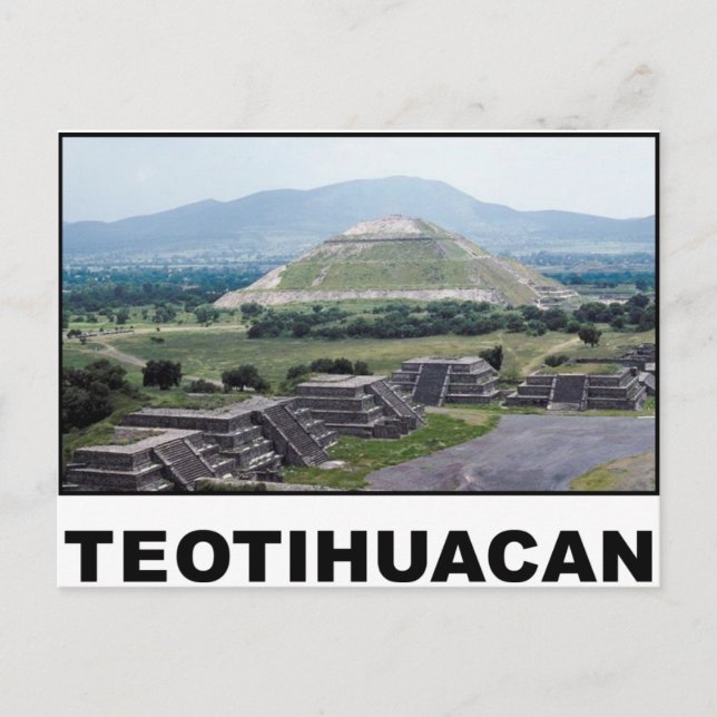 Cartão Postal Teotihuacan (Frente)