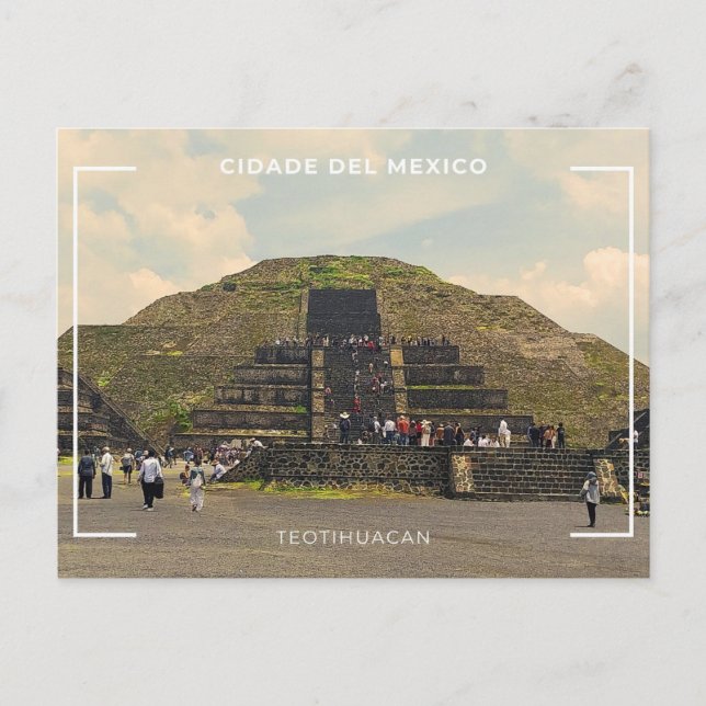 Cartão Postal Teotihuacan  (Frente)