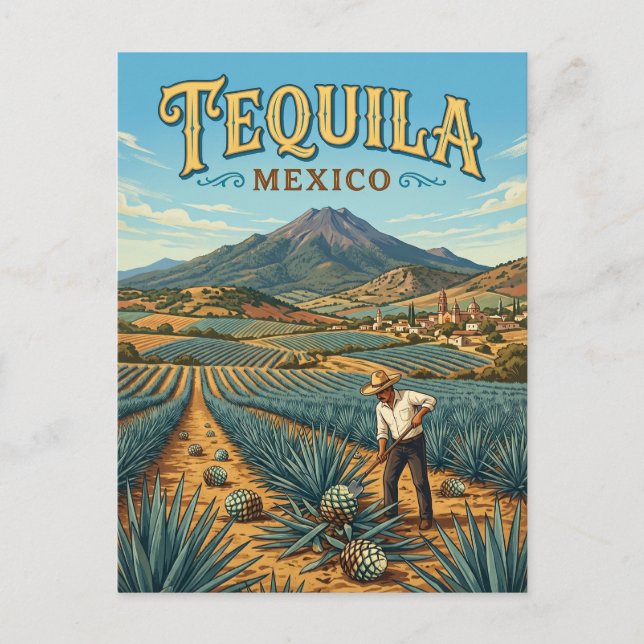 Cartão Postal Tequila México (Frente)