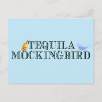 Tequila Mockingbird Livro Funny Lover Pun Azul