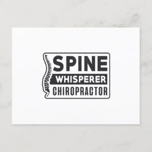 Cartão Postal Terapêutica com Chiropractor com Suspiro da Espin