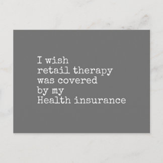 Cartão Postal Terapêutica de retalho