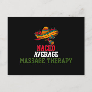 Cartão Postal Terapia de Massagem Não Média